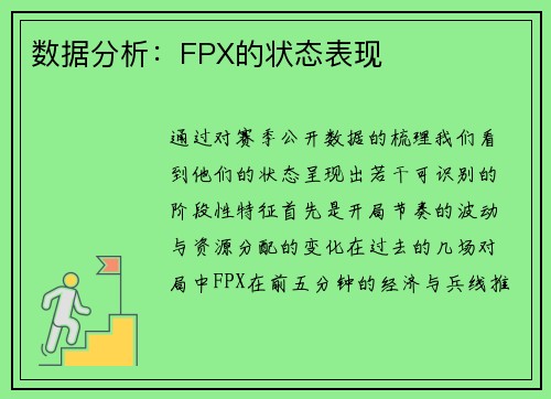 数据分析：FPX的状态表现